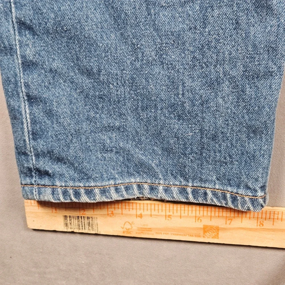 Levi's 501xx Jeans Men 40x30 Blue Medium Wash Straight Leg Button Fly Denim